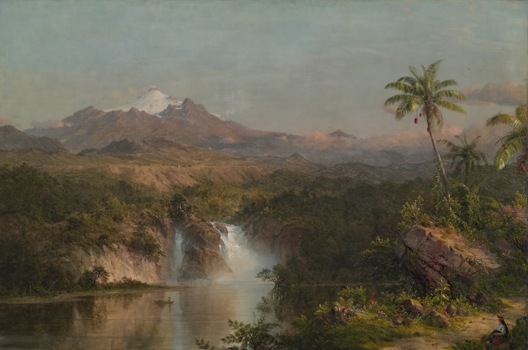 Photo landscape painting